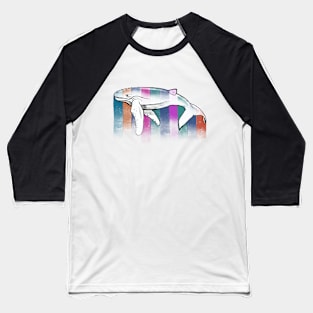 Light Whale Baseball T-Shirt